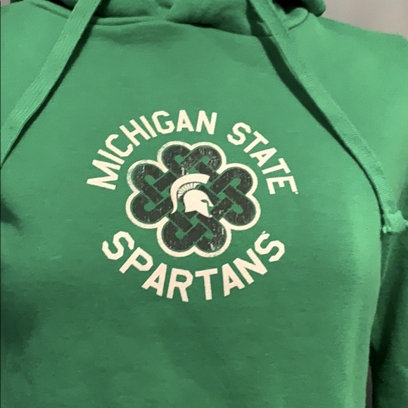 Fanatics Green Michigan State Spartans MSU Celtic Knot Irish Heritage Hoodie - Picture 2 of 5